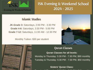 ISK-School-2024-25 Schedule